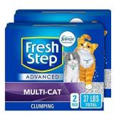 $56 Fresh Step Advanced Multi-Cat Clumping Cat Lit