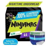 $28 Pampers Ninjamas Nighttime Pants Boys Child Si