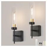 $63 Wall Sconce Set of 2,Battery Operated Wall Sco
