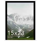 $23 15x23 Picture Frame Black for Wall Mounting, H