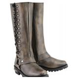 $175 Milwaukee Leather Women's Distressed Brown Le