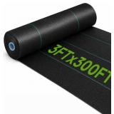 $50 Pattiumo Weed Barrier Fabric 3x300FT Landscape