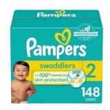$45 Pampers Swaddlers Active Baby Diapers Enormous