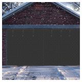 $96 Garage Door Screen for Winter, Magnetic Therma