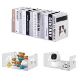 $38 Floating Shelves Set of 3, Sturdy Metal Wall B