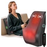$90 Snailax Shiatsu Back Massager with Heat, Cordl