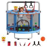 $90 55' Small Trampoline for Kids, Telawah Indoor