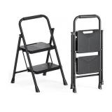 Urackify 2 Step Ladder, Portable Folding Ladder fo