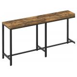 $86 YATINEY 70.8' Long Bar Table, Counter Bar Heig