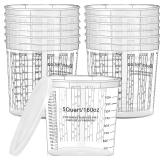 $160 Mifoci 60 Pcs Paint Mixing Cups 5 Quart Gradu