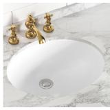 $78 Undermount Bathroom Sink Oval, 15.25' x 12' (I
