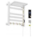 $140 110V Wall Mounted Electric Towel Warmer Rack,