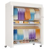 $140 ULIFHOME P8C Max Heavy Duty Clothes Rack With