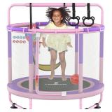 $100 LANGXUN 5ft 6-in-1 Kids Trampoline, Mini Todd