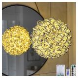 $34 Lighted Christmas Magical Aluminum Balls Light