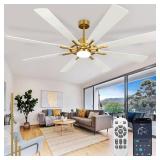 $160 Depuley 72-Inch Ceiling Fan with Light: Moder