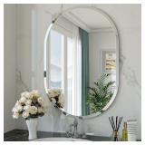 $55 Frameless Oval Mirror, 16'x24' Beveled Oval Ba
