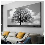$150 Trogonup Black and White Tree of Life Wall Ar