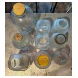 Collection Of Clear Crystal Bottles
