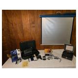 Projector, Cameras, Screen
