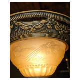 Floor Lamp w/ Frosted Glass Shade