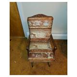 Upholstered Small Rocking Chair