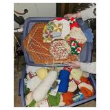Crafting Lot w/ Looms And Yarn