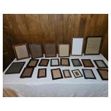 Dark Stained Wooden Picture Frames