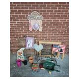 Garden Decor & Planting Lot