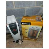 DeLonghi Radiator Heater & Holmes Quartz Heater