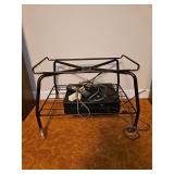 Zenith VCR Plus+ Player On Rolling Cart