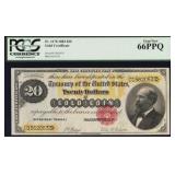 1882 $20 Gold Certificate PCGS 66 PPQ GEM