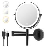 $28 8' Wall Mounted Makeup Mirror with Handle,...
