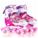 $40 Sowume Adjustable Roller Skates for Girls...