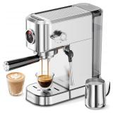 $90 20Bar Espresso Machine, Compact Espresso...