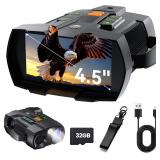 $60 4K Night Vision Goggles for Adults: 4.5' HD...