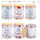 $50 Remerry 6 Pcs Christian Coffee Mugs for...