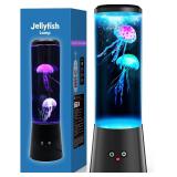 $27 Jellyfish Lamp, 16 Color LED Fantasy...