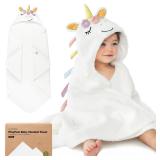$22 KeaBabies Organic Baby Towel with Hood for...