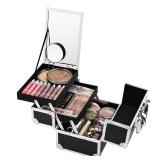 $30 Joligrace Makeup Box Cosmetic Train Case...