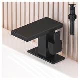 $50 Hoimpro Matte Black Bathroom Faucet for 1...