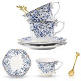 $27 TATSUMI Country Roses Bone China Tea Cup...