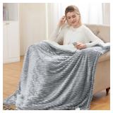 $25 Heated Blanket Electric Throw - Soft...