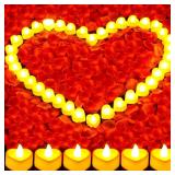 $18 Rose Petals and Candles Set for Romantic...