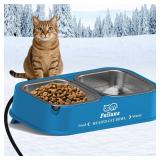 $30 Heated Cat Bowl for Outdoor Cats, Outdoor...