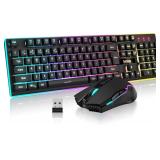 $53 RedThunder K10 Wireless Gaming Keyboard and...