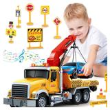 $30 SpringFlower 15' Large Tow Truck Toy, Toy...