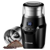 $23 SHARDOR Adjustable Coffee Grinder Electric,...