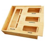 $23 SpaceAid Bag Storage Organizer for Kitchen...