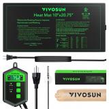 $25 VIVOSUN 10'x 20.75' Seedling Heat Mat and...